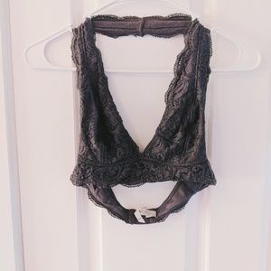 Urban outfitters lace halter bralette